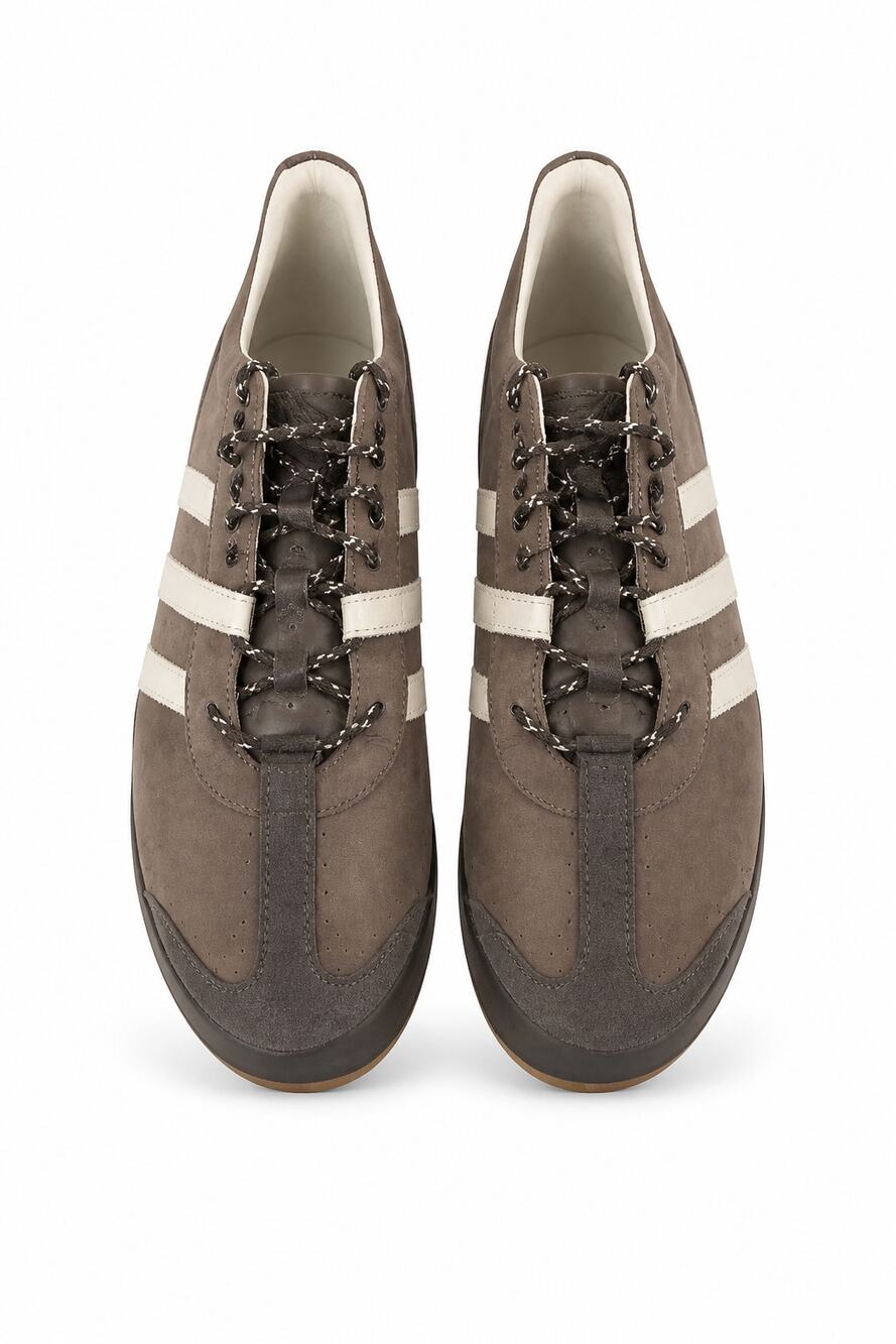 Vintage 2006 Adidas Italia 60s Brown Leather Sneakers Mens 11 Rare Y2K